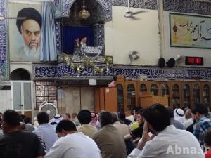 بالصور / صلاة الجمعة في مصلی مرقد السيدة زينب (ع) بدمشق