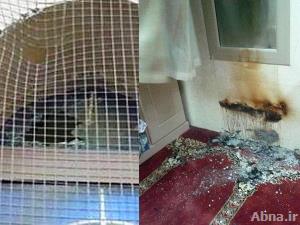 بالصور / مرتزقة النظام البحريني تعتدي على مسجد الإمام الرضا (ع) في "المعامير"