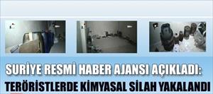 Suriye: Teröristlerde kimyasal silah yakalandı