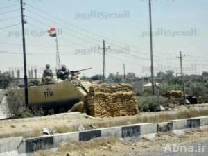 تجدد الهجمات من قبل المسلحين على مواقع للجيش المصري بالعريش
