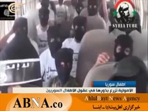 ویڈیو کلیپ/ شام میں خود کش حملوں کی دی جا رہی بچوں کو ٹریننگ