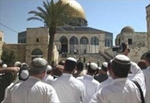 Jewish settlers desecrate Aqsa Mosque