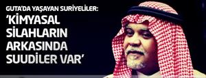 'Kimyasal silahların arkasında Suudiler var'