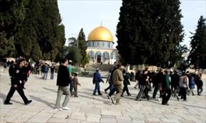 60 اسرائیلی فوجیوں کا مسجد الاقصی پر حملہ