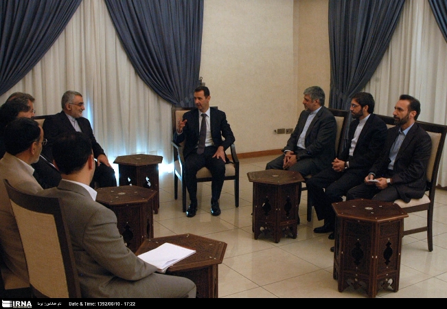 Visite de délégation parlementaire iranienne avec al-Assad en images