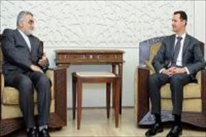 بشار الاسد سے ایرانی وفد کی ملاقات