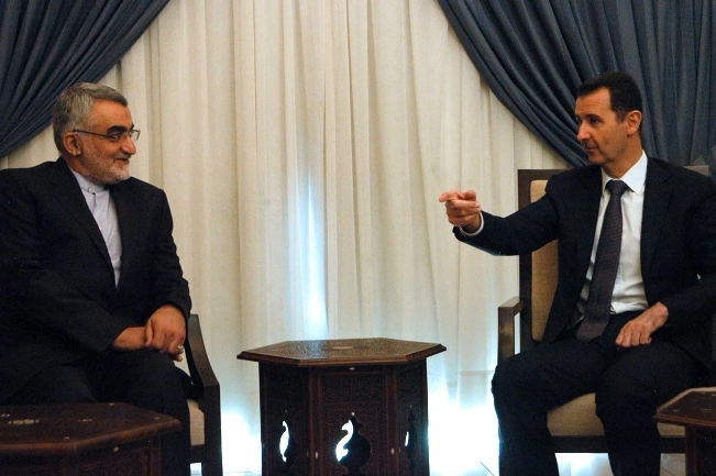 تصویری رپورٹ: ایرانی وفد نے دمشق میں شام کے اعلی حکام منجملہ صدر بشار اسد سے ملاقات کی