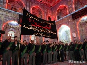 بالصور / موكب خدمة العتبات المقدسة في كربلاء المقدسة يحيي ذكرى شهادة الأمام الصادق (ع)
