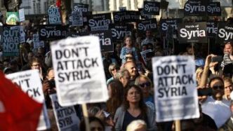 Les protestations contre le soutien du Canada pour les terroristes en Syrie