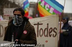 Hunderte demonstrierten in Freiburg und Berlin gegen Militärschlag in Syrien