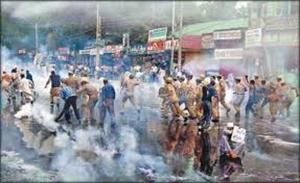 کشمیر میں ۴ جوان سیکیورٹی فورسز کی گولیوں سے جانبحق