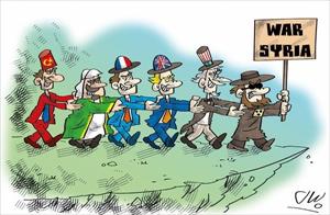 Cartoon / War on Syria
