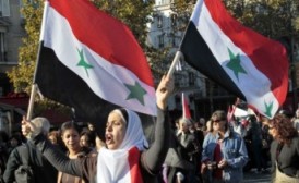 Maroc protestation contre l'agression américaine contre la Syrie