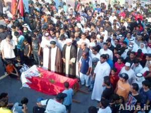 بالصور / تشييع الشهيد البحريني «محمد عبدالجليل» بمنطقة "الدية"
