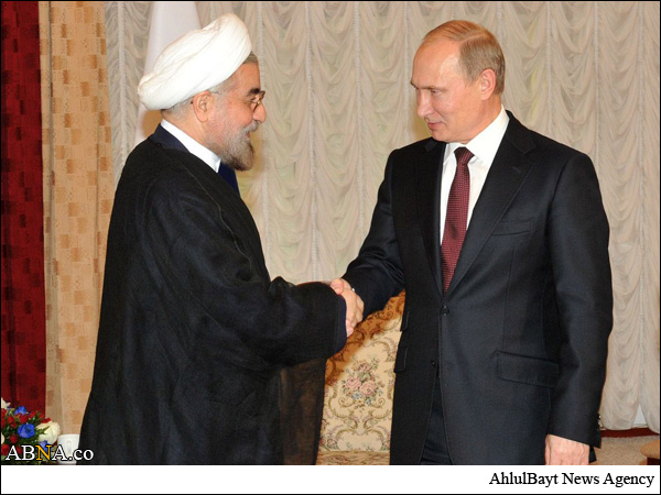 Réunion de Rohani avec Poutine + images