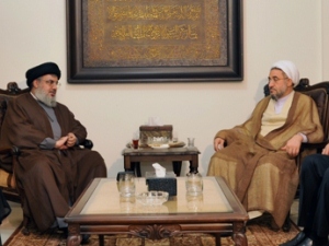 «السيد نصر الله» استقبل «آية الله الآراكي» والوفد المرافق