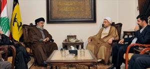 Seyyed Hassan Nasrallah empfängt Sheikh Araki
