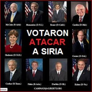 EEUU: “Senadores que Autorizaron Ataque contra Siria Recibieron 728.497 dólares de la Industria Militar”