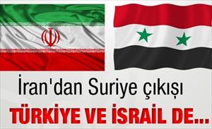 İran'dan Suriye çıkışı