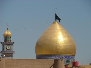 افتتاح الشباك الجديد لضريح الصحابي مسلم بن عقيل (ع) في مسجد الكوفة