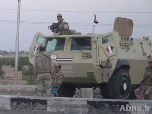 اصابة 10 من جنود الأمن المركزي المصري بتفجير عبوة بحافلتهم على طريق رفح