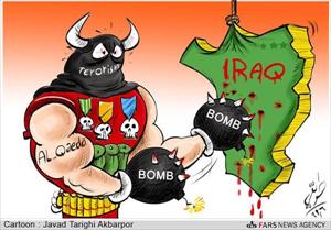 Cartoon / Terrorist attacks in Iraq