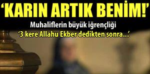 'Senin eşin artık benimdir'