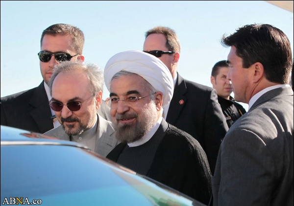 Ankunft des iranischen Präsidenten Dr. Rohani in New York