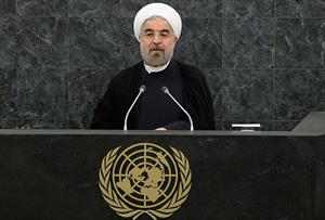 Ruhani ilk defa BM Genel Kurulu'na hitap etti