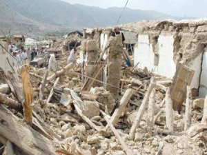 بلوچستان میں زلزلے سے ہلاکتوں کی تعداد216 ہوگئی   	