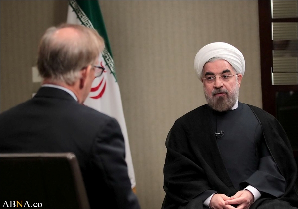 تصویری رپورٹ: صدر ڈاکٹر حسن روحانی کا PBS چینل کو انٹرویو