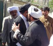 گلگت، علامہ ساجد نقوی کی شیخ نیئر مصطفوی کے گھر جا کر انکے والد کی وفات پر تعزیت
