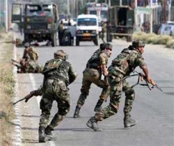 کشمیر میں سیکورٹی فورس پر حملہ