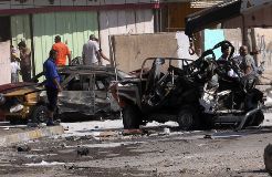 Al-Qaida claims Iraq bombs at Shia neighborhoods that killed 55