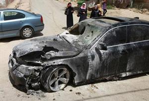Police: Israelis Damage Palestinians Vehicles