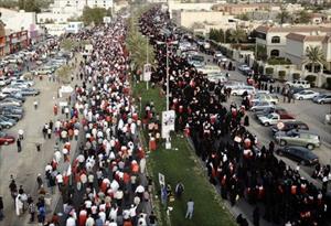 Bahrainis hold anti-regime demonstration in Sitra