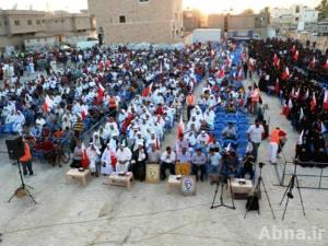 بالصور / اعتصام شعبي في البحرين وتأكيد علي تأسيس دولة ديمقراطية