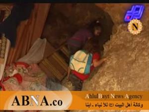 بالفيديو / عائلة في القدس تسكن في كهف بعد هدم منزلها