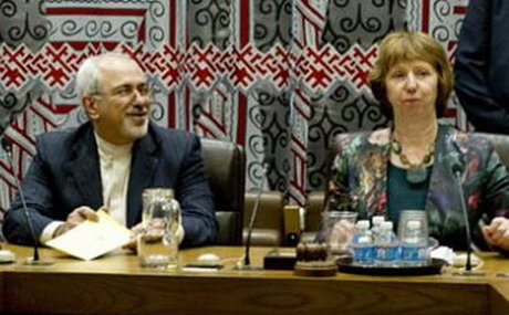 Rencontre de Zarif et Ashton à Genève