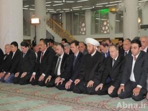الرئيس الأسد يؤدي صلاة عيد الأضحى المبارك في رحاب جامع السيدة حسيبة بدمشق
