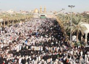 بالصور / الاف الزائرين يحيون زيارة يوم عرفة عند مرقد الامام الحسين واخيه ابي الفضل العباس (ع)
