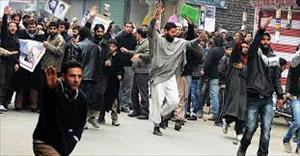 کشمیر میں عید کے دن احتجاجی مظاہرے