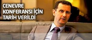 Cenevre Konferansı için tarih verildi