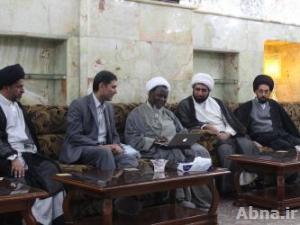 وفد من مستبصري نيجيريا يتشرفون بزيارة مرقد أمير المؤمنين (ع)