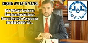 Diyanet Iğdır’dan Ne İstiyor ?
