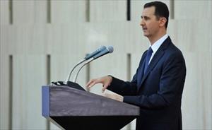 Суриjа президенти Гәтәр вә Сәудиjjә Әрәбистаныны дөjүшчүләрә силаһ вә пул вермәкләрини бир даһа гынады