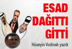 Esad dağıttı gitti