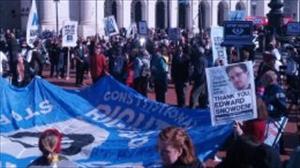 Washington'da büyük protesto yürüyüşü