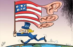 Cartoon / US to continue phone tapping
