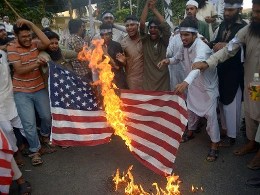 Ils manifestent au Pakistan contre drone américain